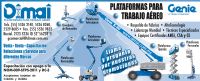 PLATAFORMAS PARA TRABAJO AEREO (GENIE DIMAI)
