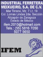 INDUSTRIAL FERRETERA MEIXUEIRO, SA CV
