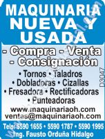 ORDUÑA HIDALGO MAQUINARIA, SA CV