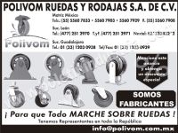 POLIVOM, RUEDAS Y RODAJAS, SA CV