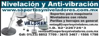 VALDHER SISTEMAS DE NIVELACION Y ANTIVIBRACION