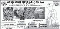 OCCIDENTAL METALS, SA CV