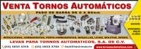 LEVAS PARA TORNOS AUTOMATICOS, SA DE CV