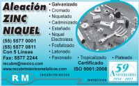RECUBRIMIENTOS METALICOS DE MEXICO, SA CV