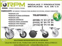 RODAJAS Y PRODUCTOS METALICOS (RPM), SA CV