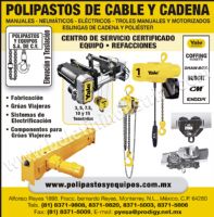 POLIPASTOS Y EQUIPOS, SA CV