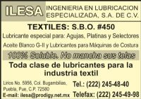INGENIERIA EN LUBRICACION ESPECIALIZADA, SA CV