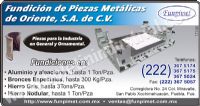 FUNDICION DE PIEZAS METALICAS DE ORIENTE, SA CV