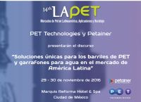 PET TECHNOLOGIES Y PETAINER EN 14 th LAPET