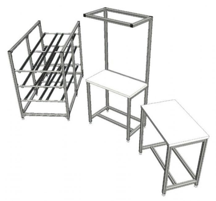 Perfil Estructural de Aluminio