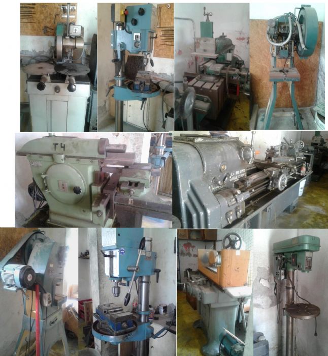 LOTE DE MAQUINARIA Y EQUIPO PARA TALLER MECANICO INDUSTRIAL QUE CONTIENE: 15 MAQUINAS, MESA DE TRABAJO, LOCKERS METALICOS Y EQUIPO DE MEDICION DIVERSA.