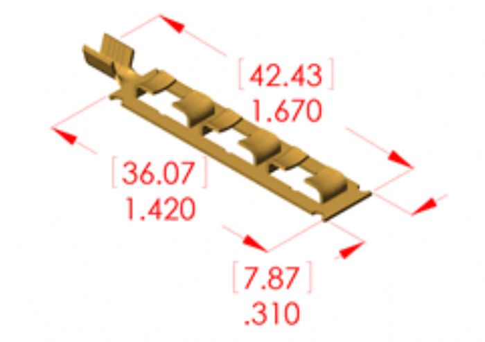 Terminal triple para extension