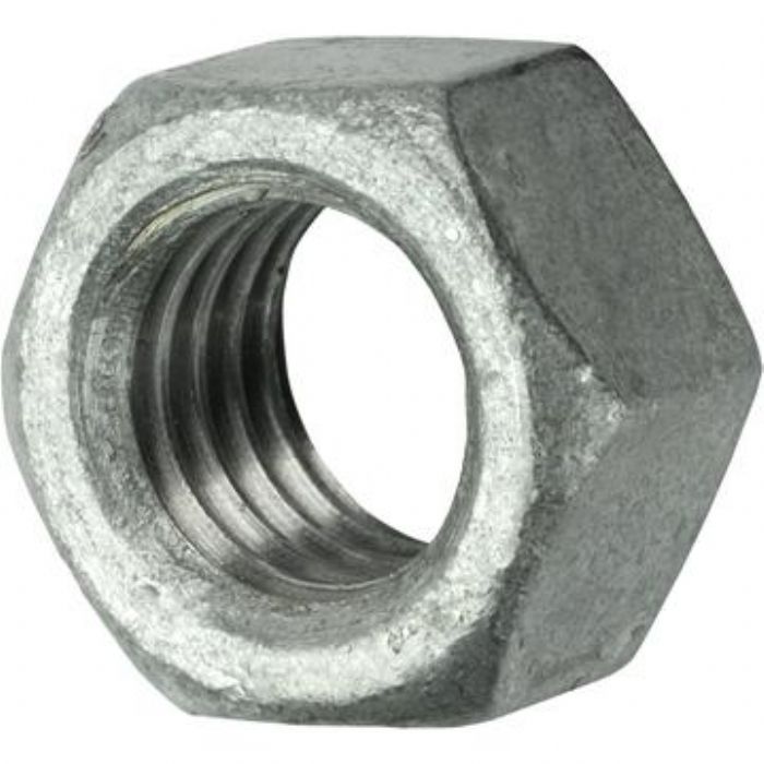 Tuercas hexagonales acabadas de acero galvanizado