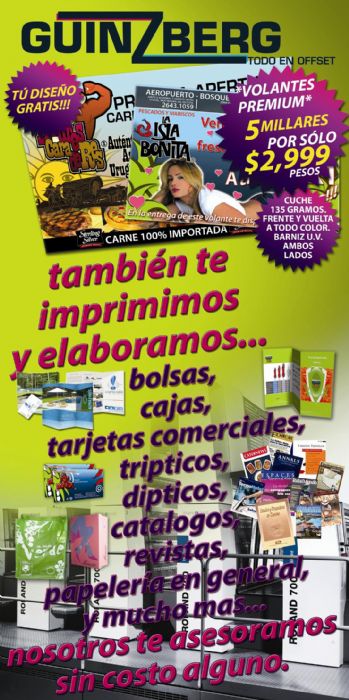 SERVICIOS DE IMPRESION- SUAJE Y BARNIZ- IMPRENTA