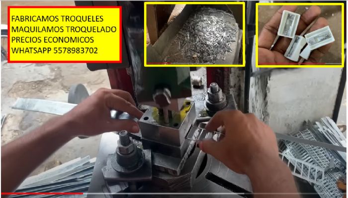 TROQUELES Y MAQUILA DE TROQUELADO..TAMBIEN APLICAMOS SOLDADURAS ESPECIALES