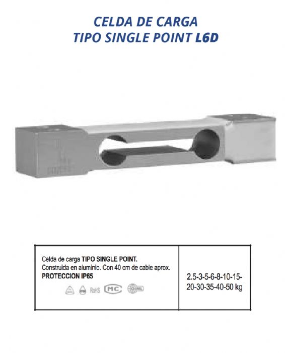 Celda de carga TIPO SINGLE POINT