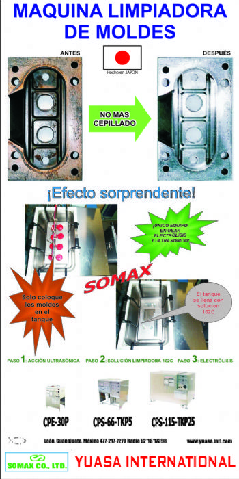 EQUIPO PARA LIMPIEZA DE MOLDES