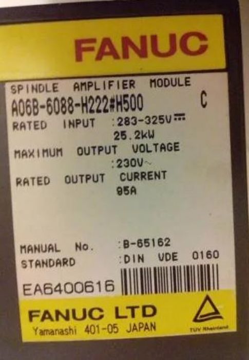 Spindle Amplifier Power Supply Fanuc