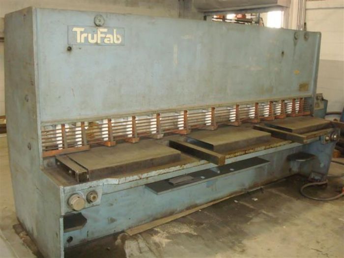 1/4" X 10', TRUE FAB HYDRAULIC SHEAR WITH BACK GAUGE, I-110154