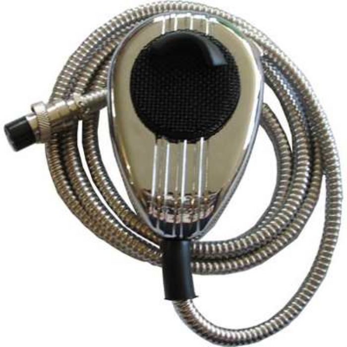 Microfono Cromado Para Radio Cb