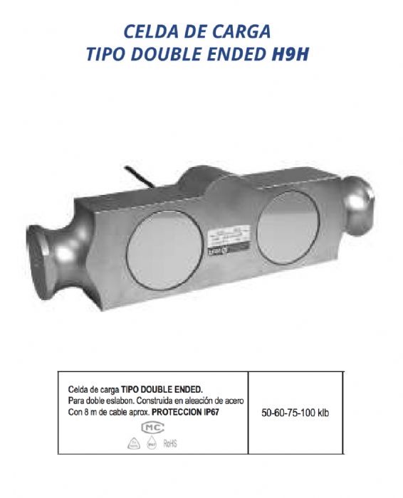 Celda de carga TIPO DOUBLE ENDED