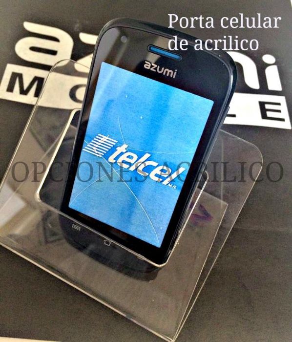 Porta celular de acrílico