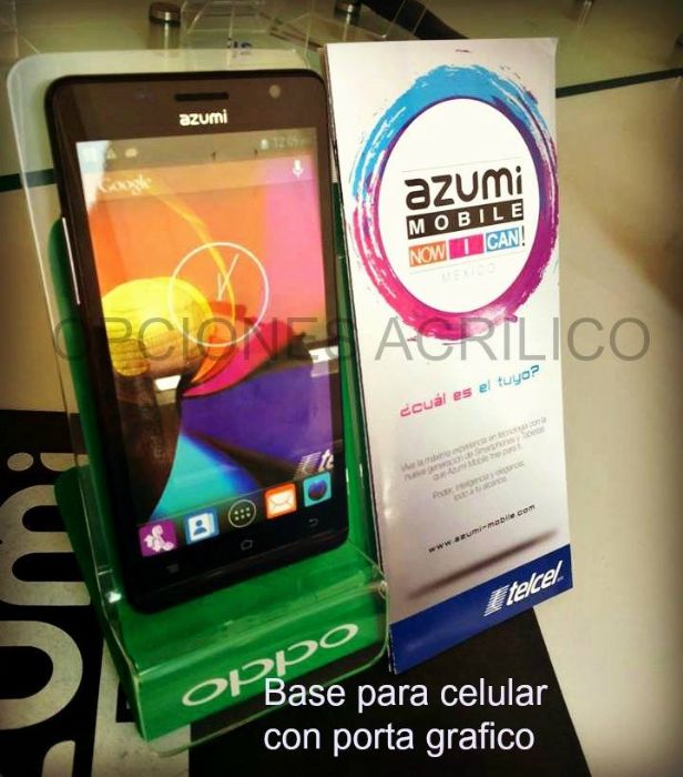 Base para celular con porta grafico