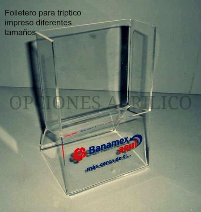 Folletero para triptico impreso diferentes tamaños