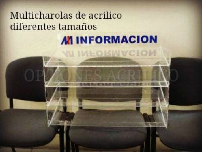 Multicharolas de acrílico diferentes tamaños