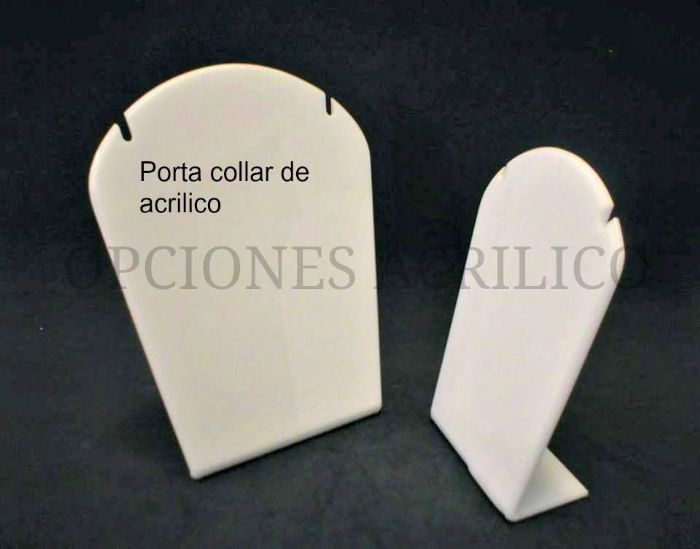 Porta collar de acrílico