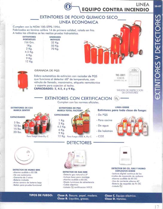 EQUIPO CONTRA INCENDIO