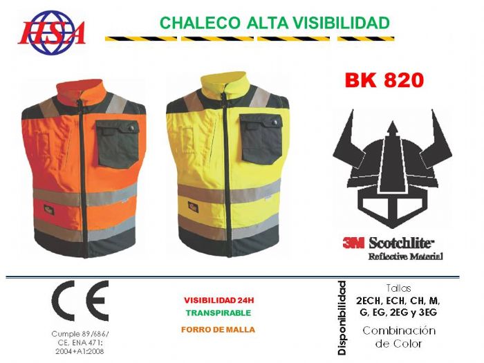 CHALECO ALTA VISIBILIDAD