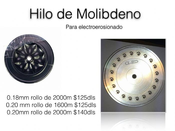 Hilo Molibdeno  EDM