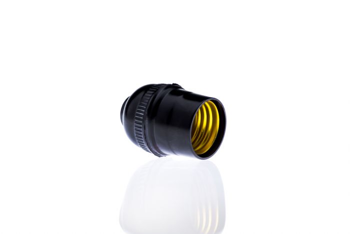 Socket Baquelita. E-26 Negro ( Po228 )