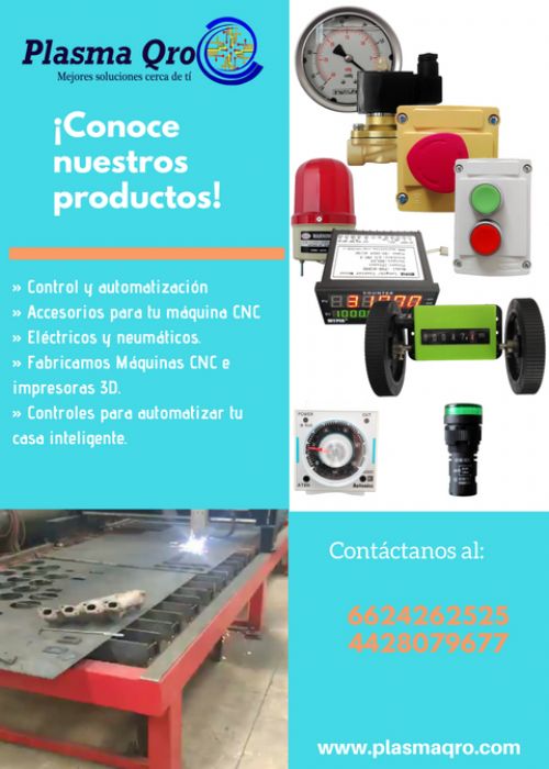 PlasmaQro | Venta de Maquina CNC, Control Y Autmatizacion en Quéretaro y todo México