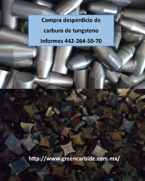 Compramos desperdicio de Carburo de tungsteno