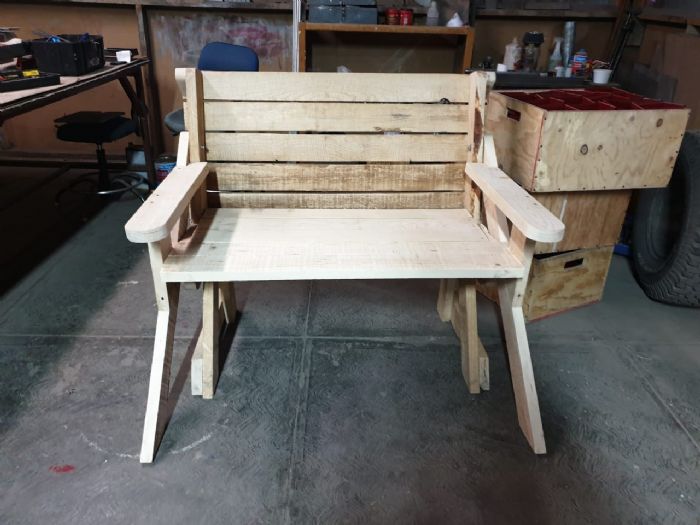 Mesa/banca de Jardin