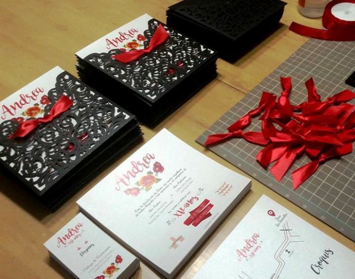 invitaciones con corte láser