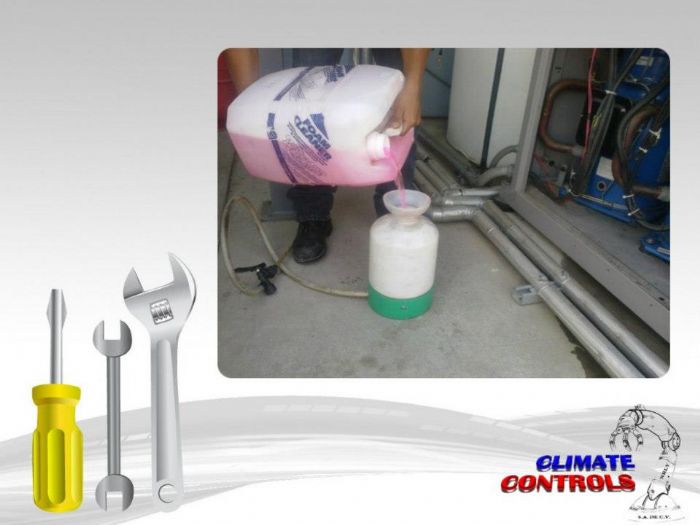 Mantenimiento preventivo a equipos chillers de aire acondicionado