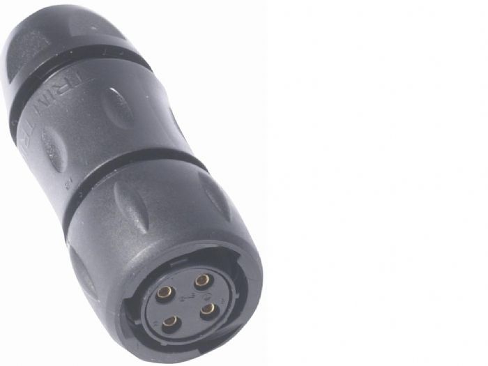 CONECTORES CIRCULARES SELLADOS DE PLÁSTICO DE LA SERIE TRIM TRIO CON CONTACTOS ATORNILLABLES