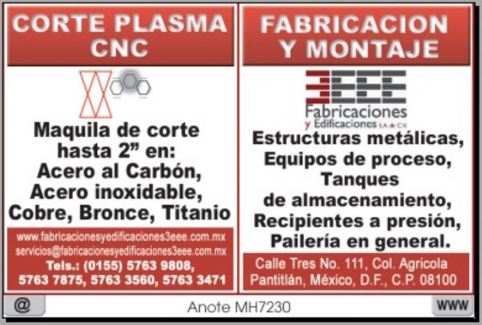 CORTE DE ACERO INOXIDABLE