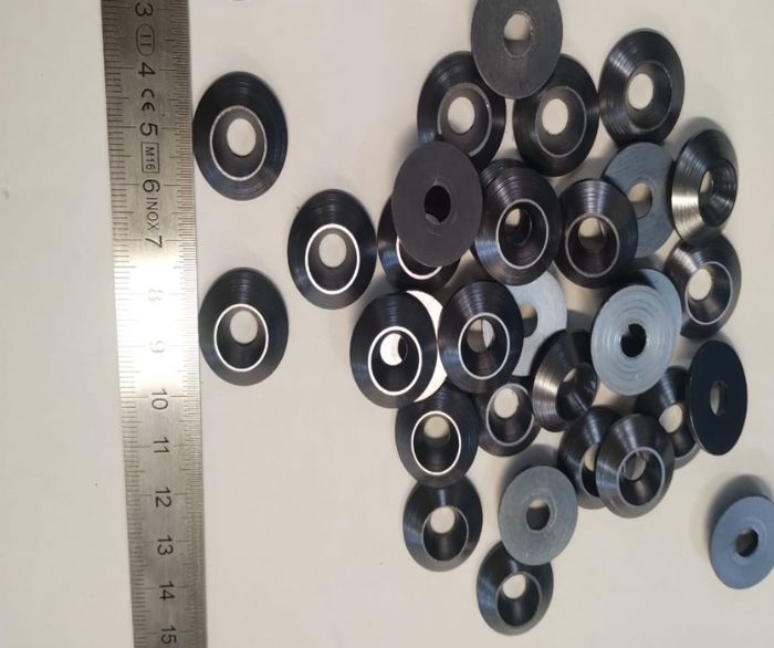 INSERTO CARENADO DE ALUMINIO ANODIZADO TITANIO 