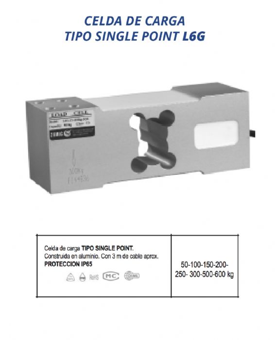 Celda de carga TIPO SINGLE POINT