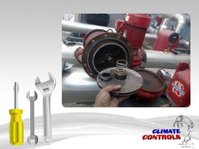 Acondicionamiento de sellos mecanicos de bombas de agua helada