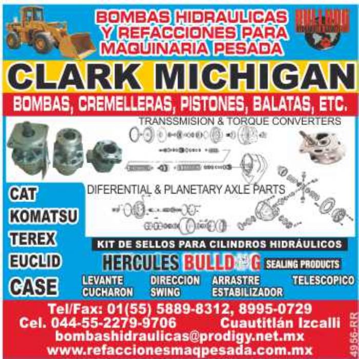 Refacciones de Clark Michigan de México.