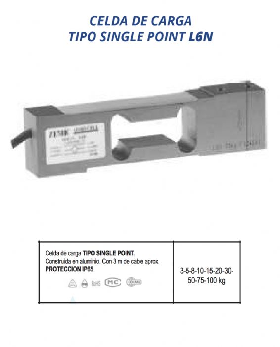 Celda de carga TIPO SINGLE POINT