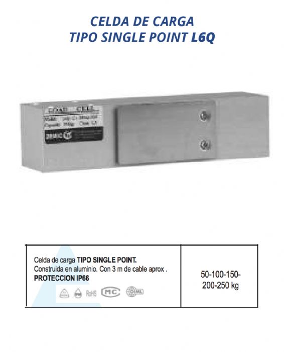 Celda de carga TIPO SINGLE POINT