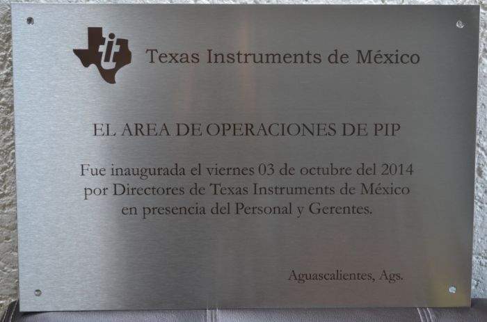 PLACAS CONMEMORATIVAS