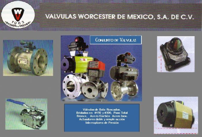 VALVULA DE BOLA Y ACTUADORES