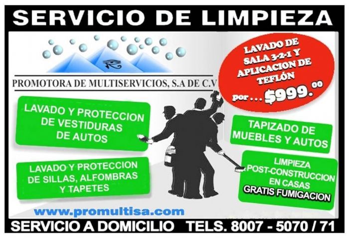Teflon para telas sala $ 999.00